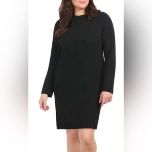 Dalia Black Knit Dress